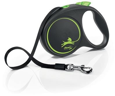 Flexi Black Design L pásek 5 m/50 kg zelené