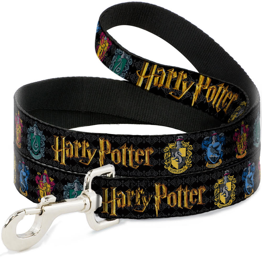 Buckle Down Odolné vodítko pro psa, délka 180 cm, Harry Potter