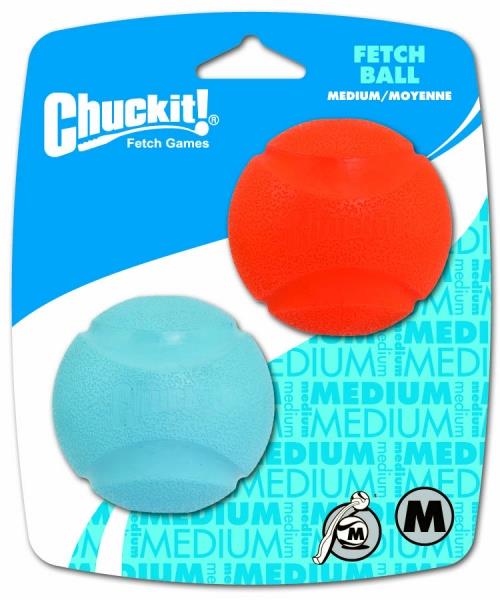 Chuckit! Míčky Fetch Medium 6,5 cm - 2 na kartě