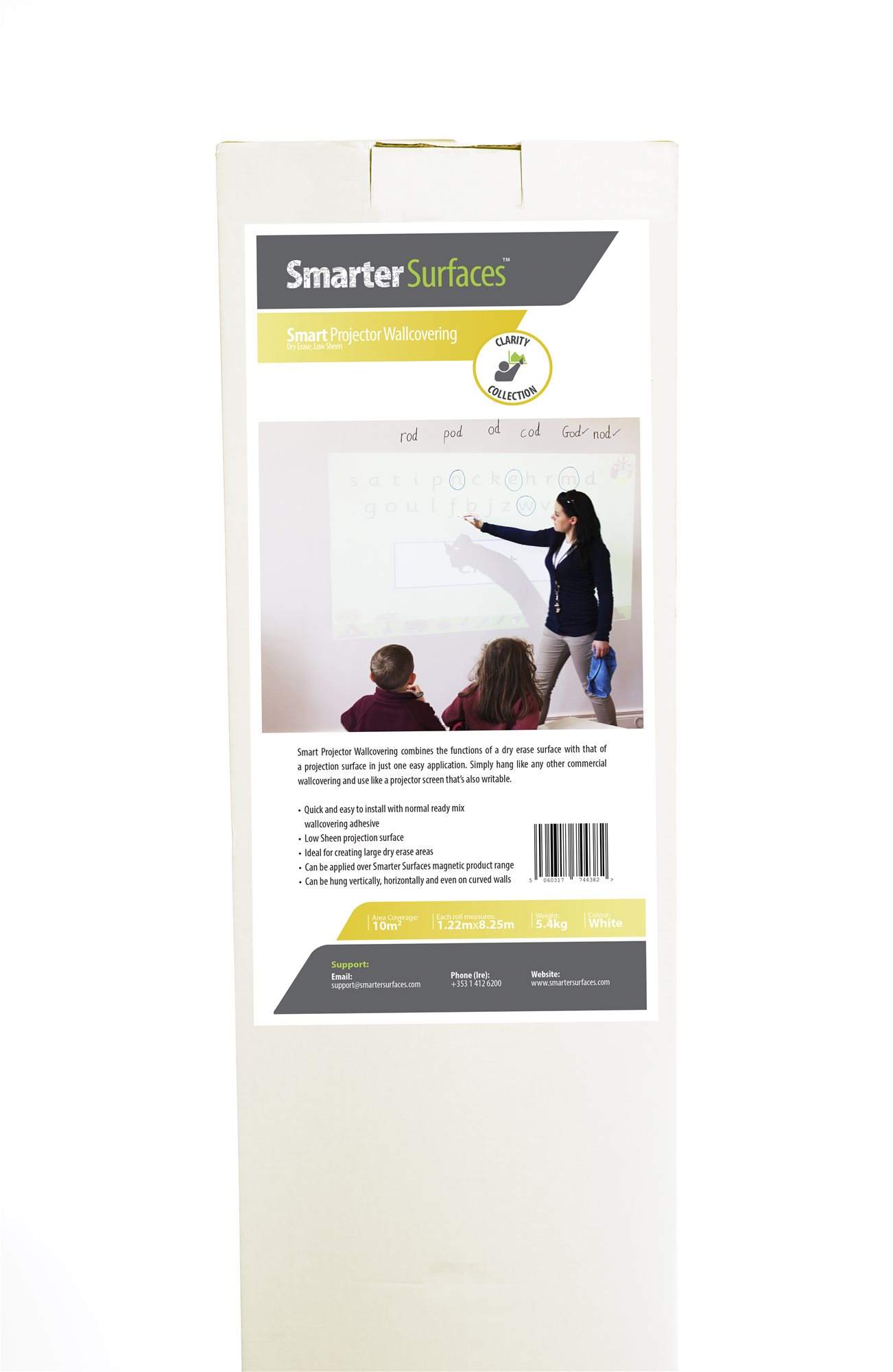 CHYTRÁ ZEĎ projekční tapeta o ploše 10 m²