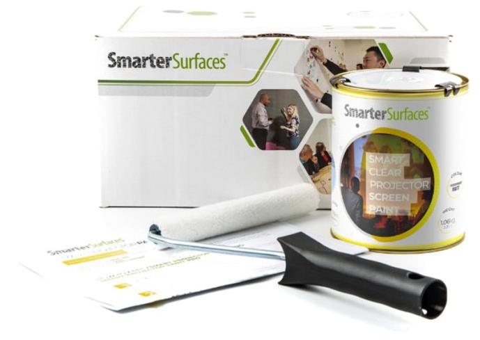 CHYTRÁ ZEĎ průhledná tabule 4.5 m² pro kancelář a domácnost