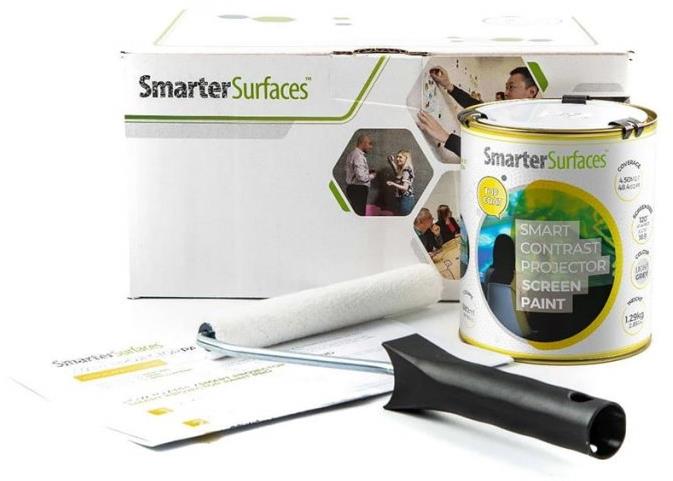 CHYTRÁ ZEĎ vysoce kontrastní světle šedá, 4.5 m²