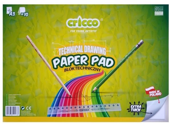 CRICCO A3, 10 listů, 170g/m2, bílý papír