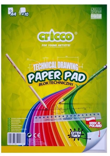 CRICCO A4, 10 listů, 170g/m2, bílý papír