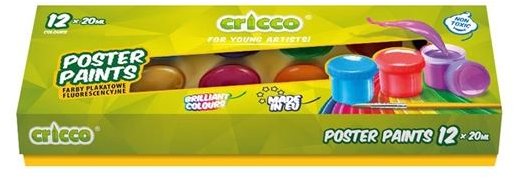 CRICCO v kalíšcích, 20 ml x 12 barev