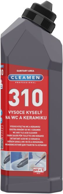 CLEAMEN 310 vysoce kyselý na WC a keramiku 750 ml