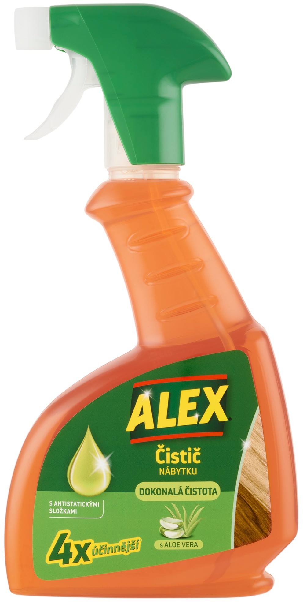 ALEX čistič nábytku antistatický Aloe Vera sprej 375 ml