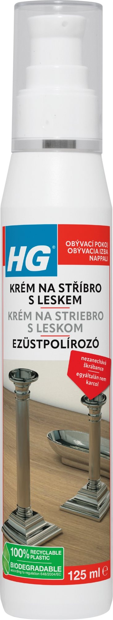 HG krém s leskem na stříbro 125 ml