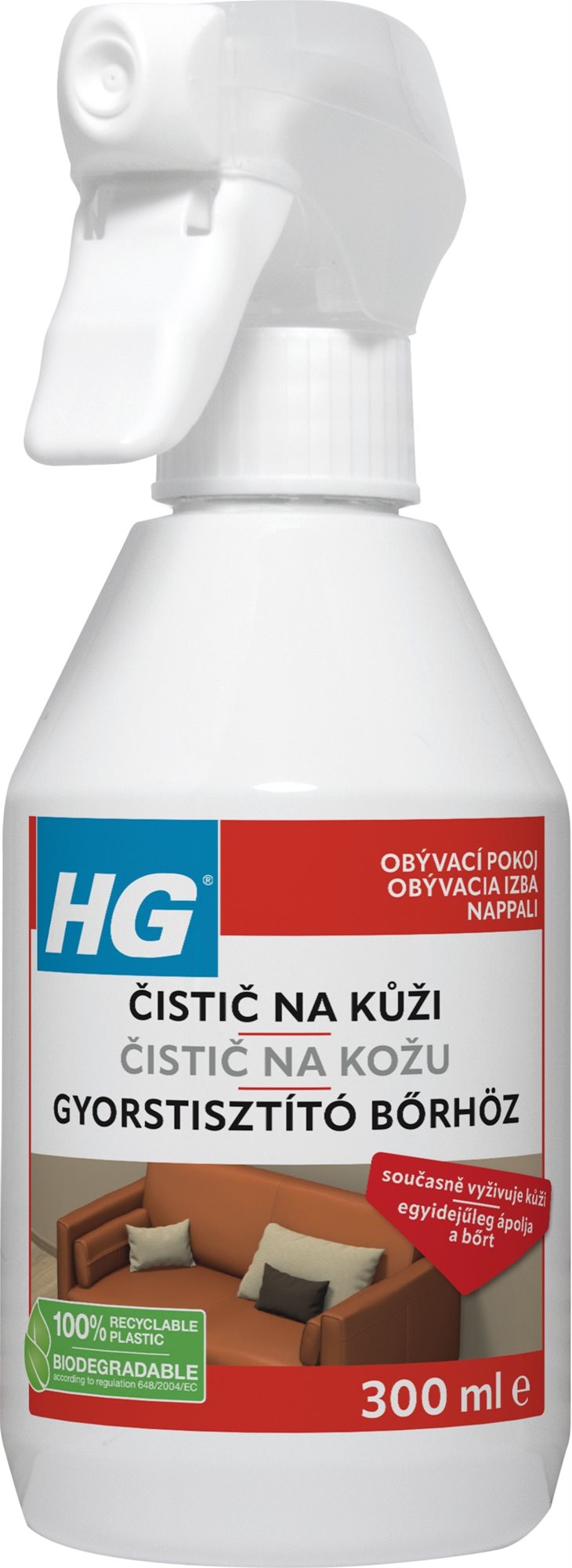 HG čistič na kůži 300 ml