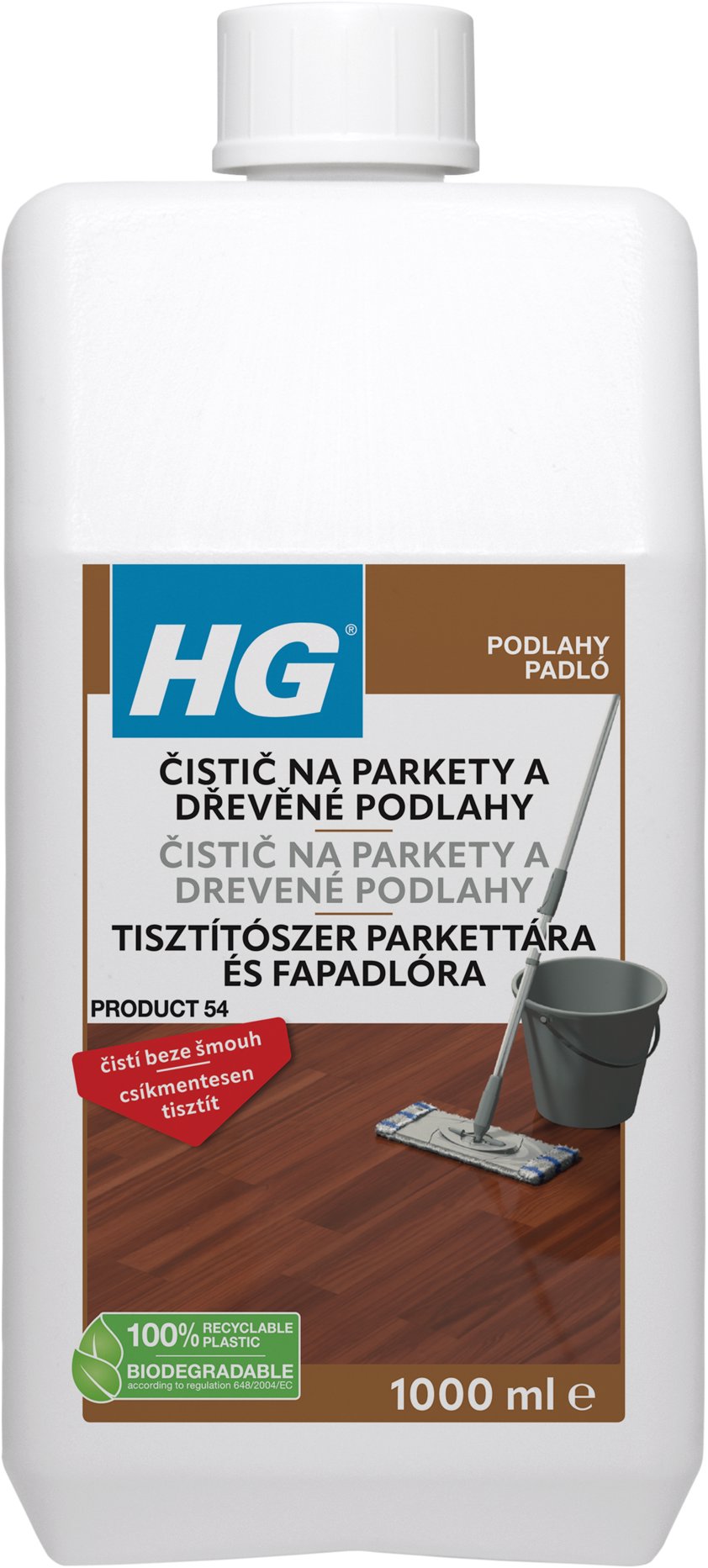 HG čistič na parkety a dřevěné podlahy 1 l