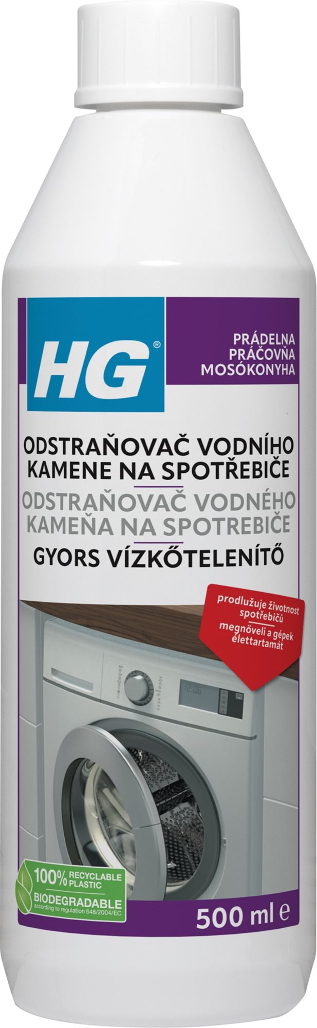 HG odstraňovač vodního kamene na spotřebiče 500 ml