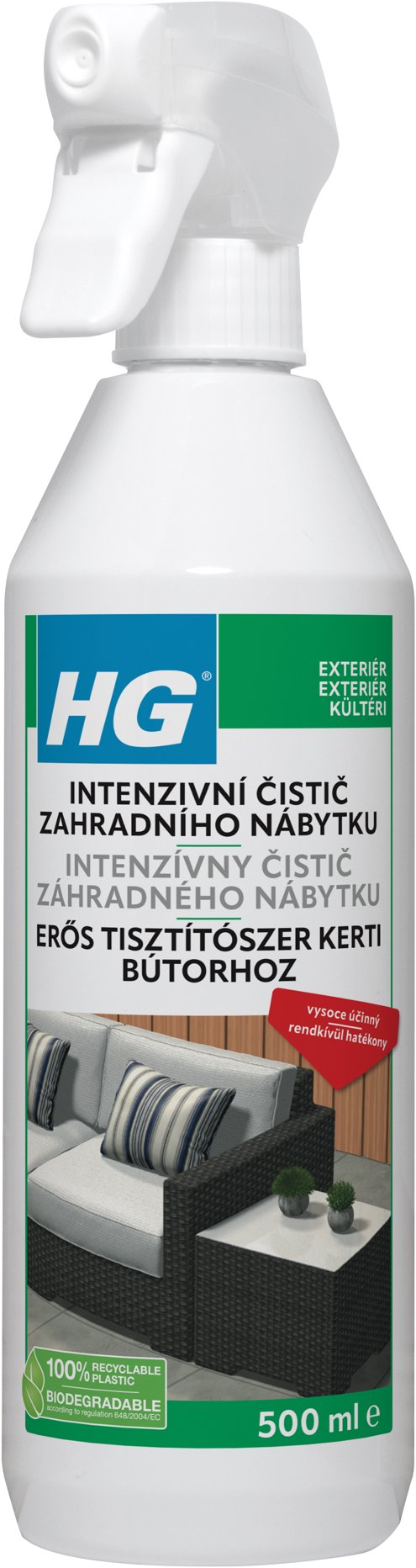 HG intenzivní čistič zahradního nábytku 500 ml