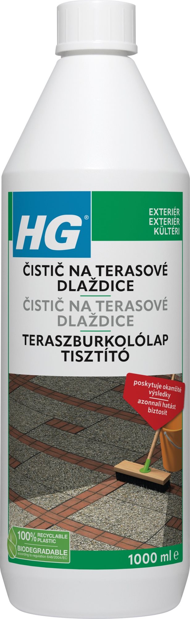 HG čistič na terasové dlaždice 1000 ml