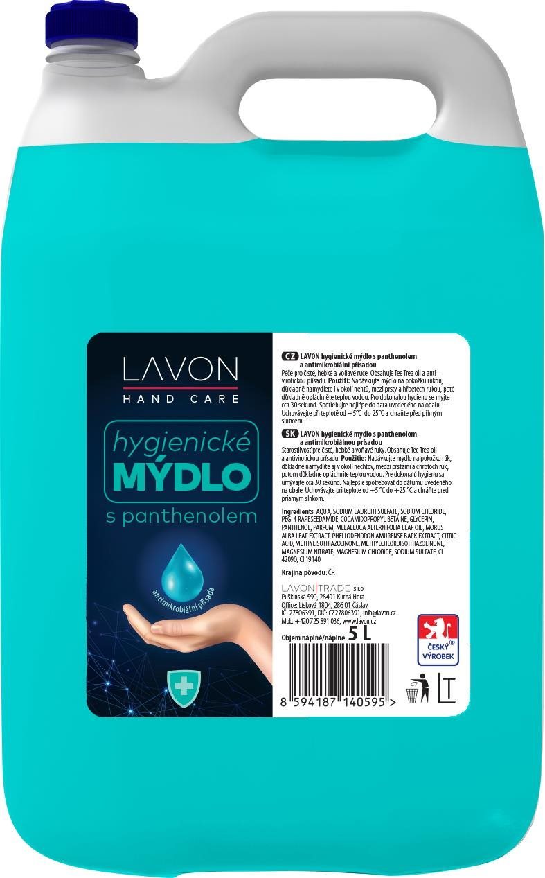LAVON S panthenolem, antimikrobiální přísada 5 l
