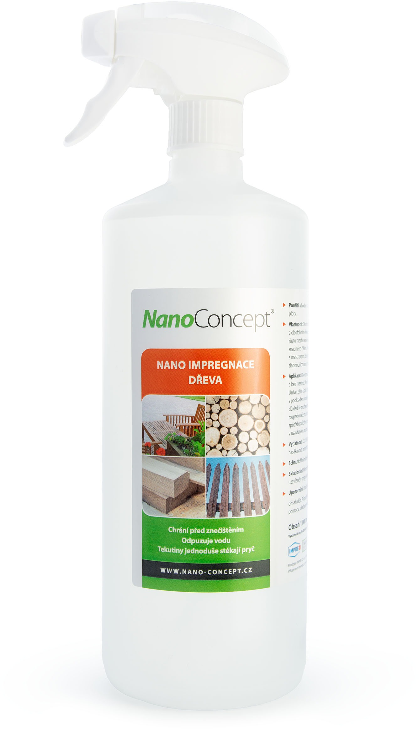 NanoConcept Nano impregnace dřeva 1 l