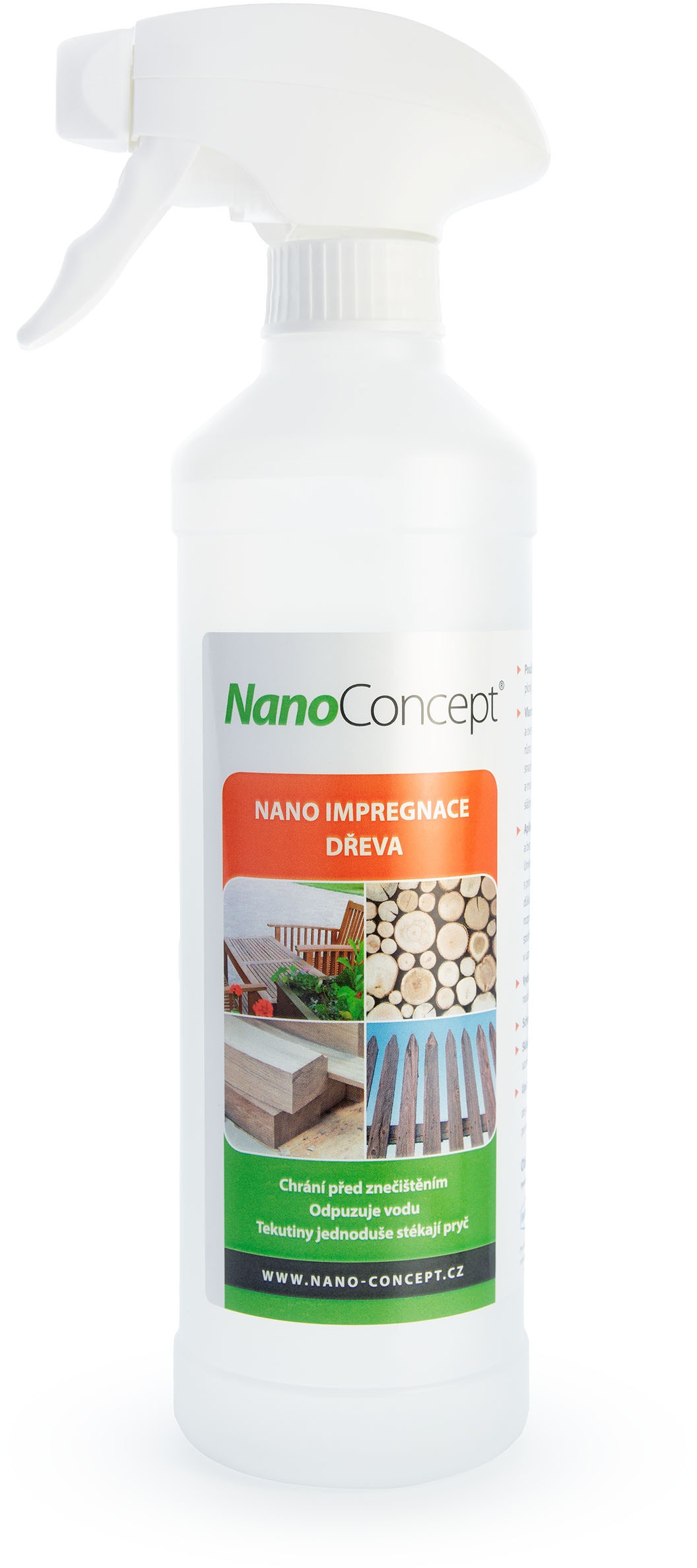 NanoConcept Nano impregnace dřeva 500 ml