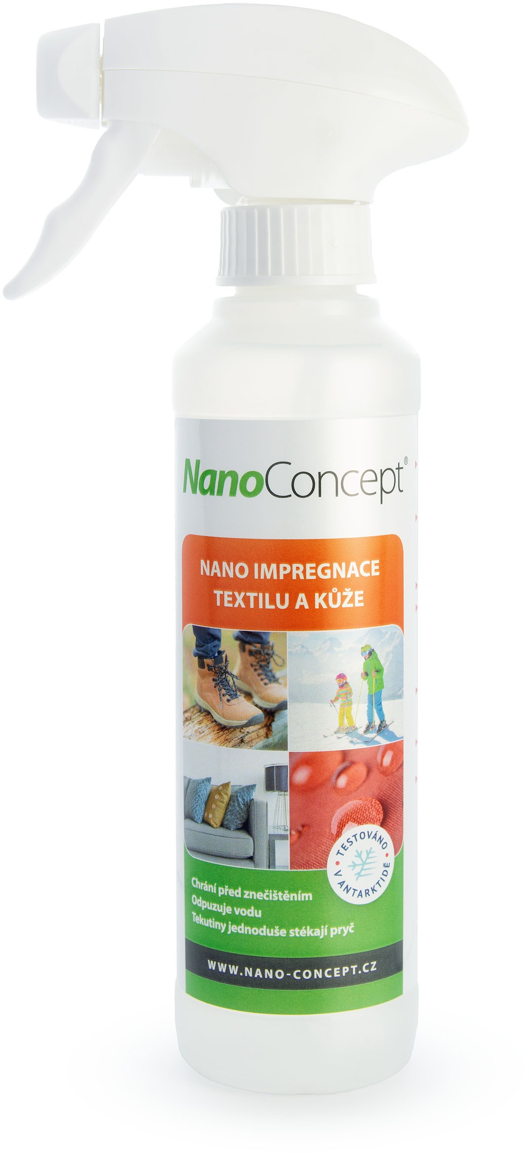 NanoConcept Nano impregnace textilu a kůže 250 ml