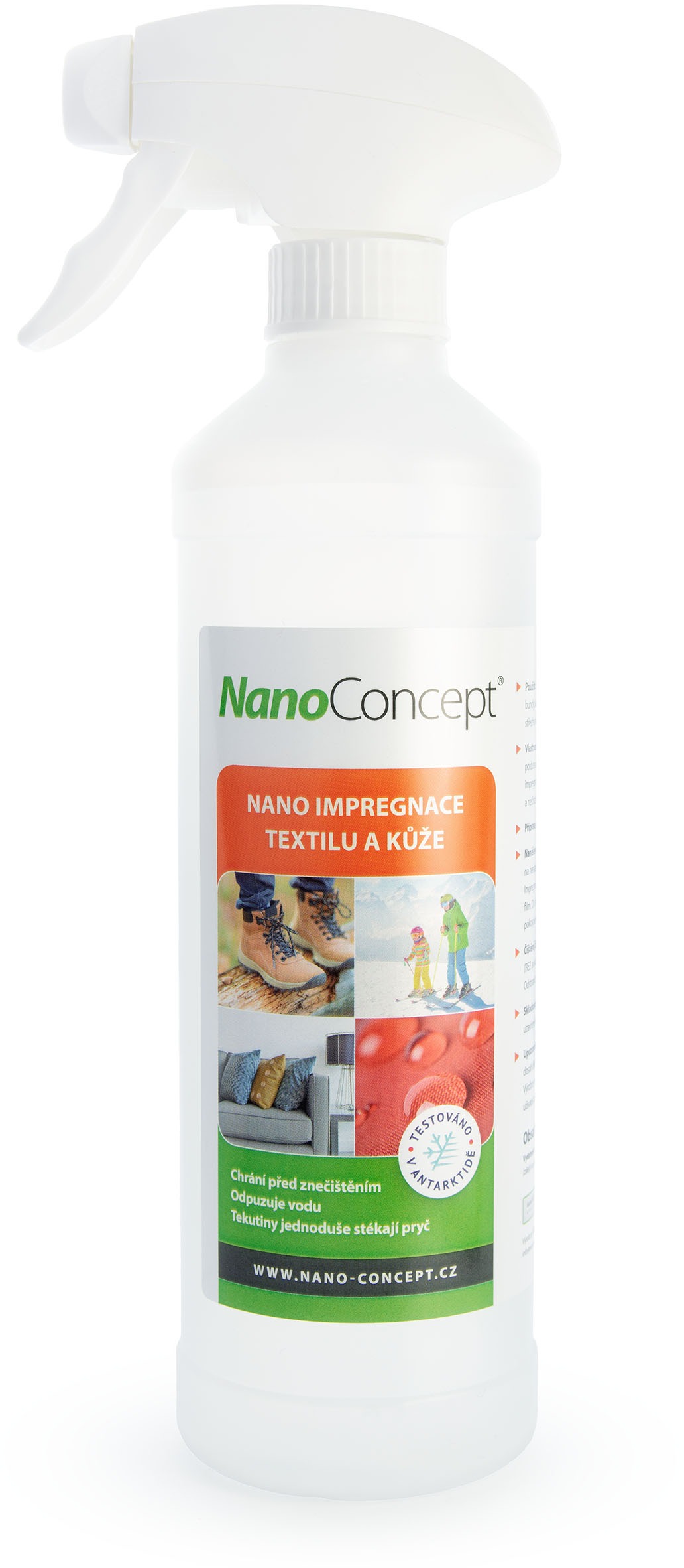 NanoConcept Nano impregnace textilu a kůže 500 ml