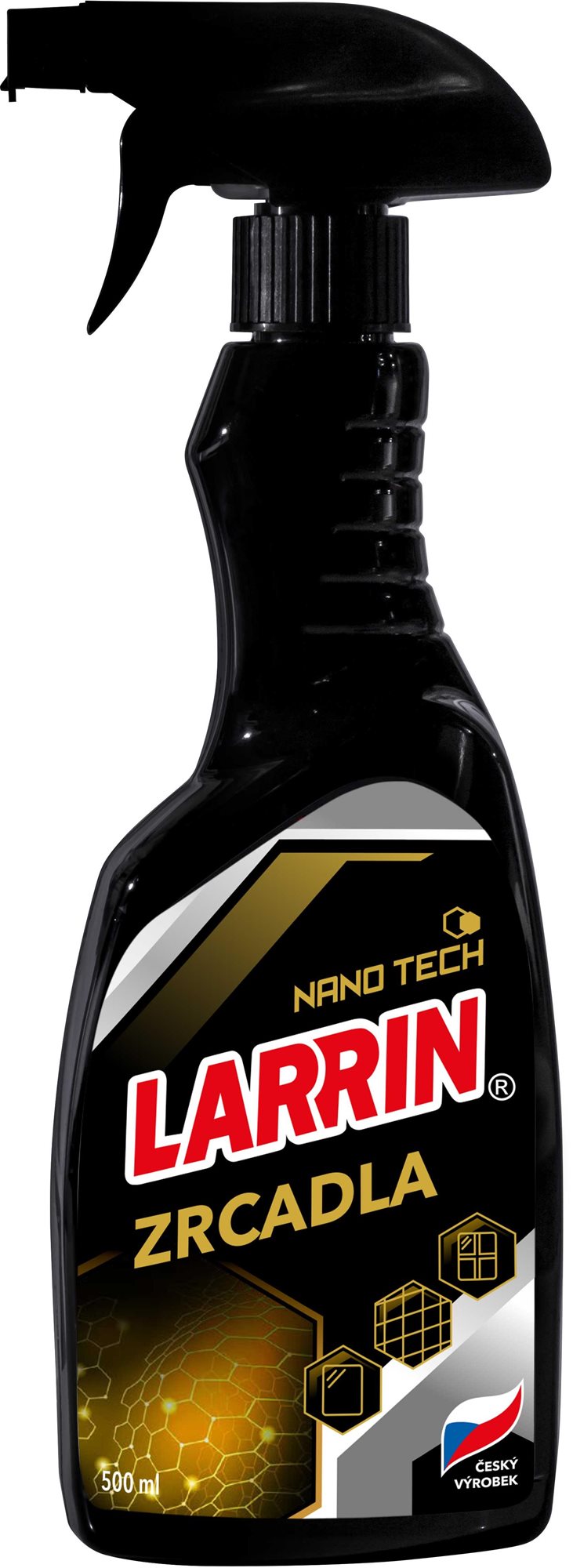 LARRIN NANO čistič skel zrcadel a obkladů 500 ml
