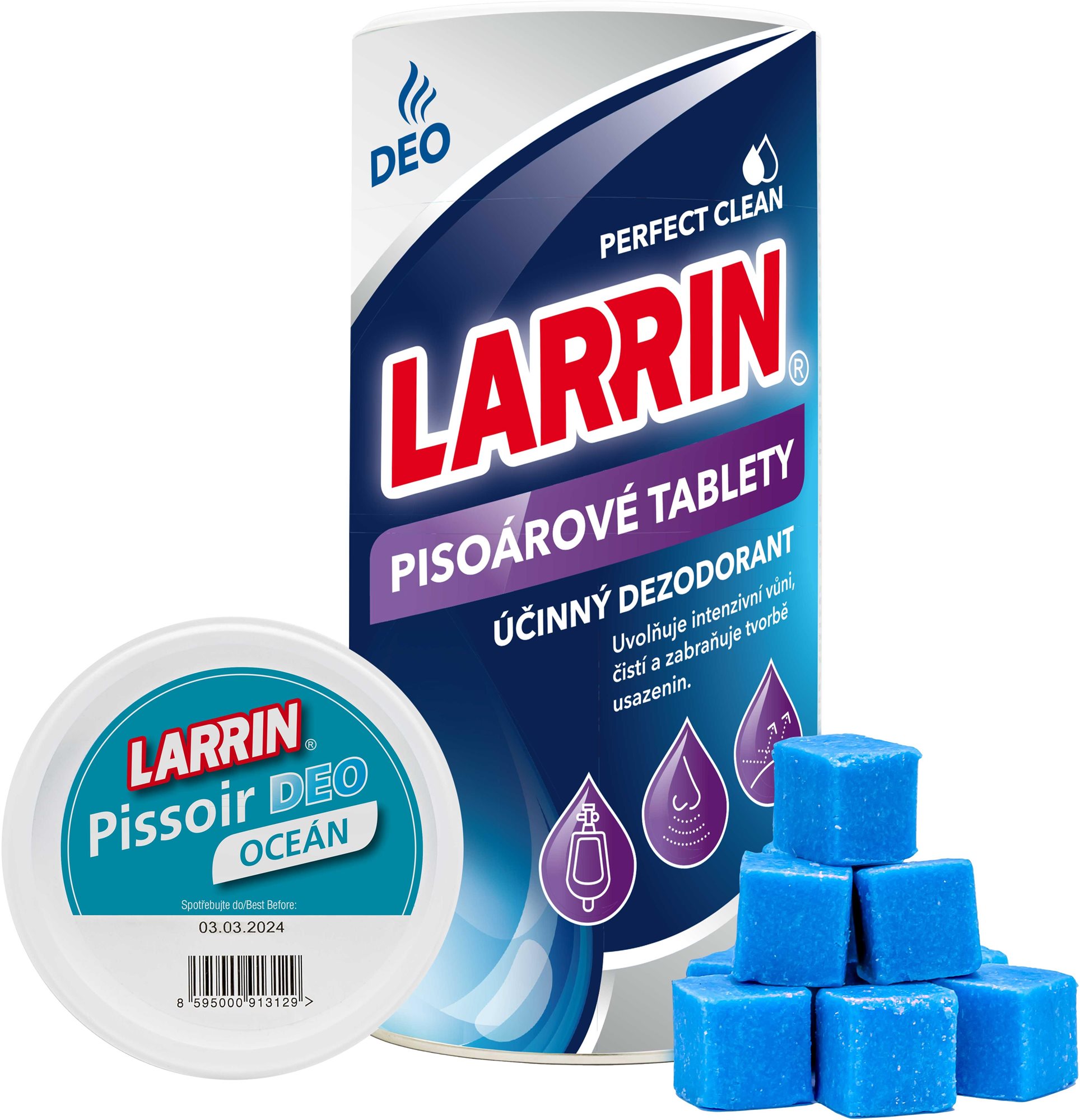 LARRIN WC Pissoir deo (tuba) oceán 900 g