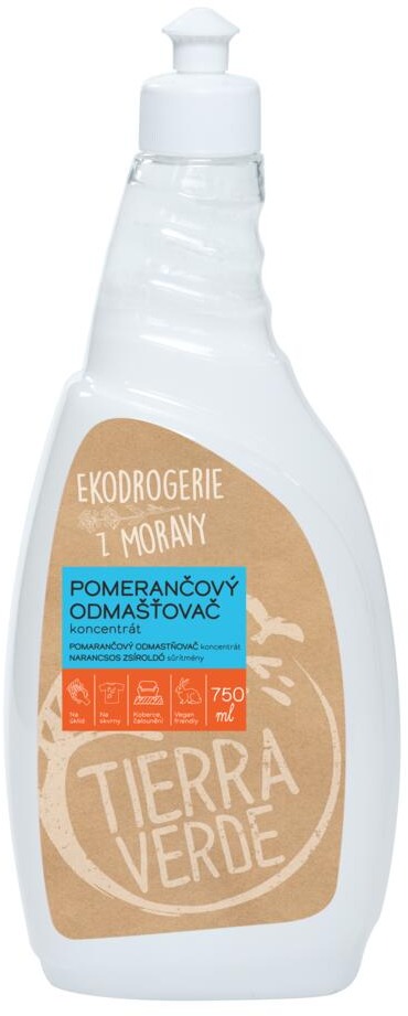 TIERRA VERDE pomerančový odmašťovač koncentrát 750 ml
