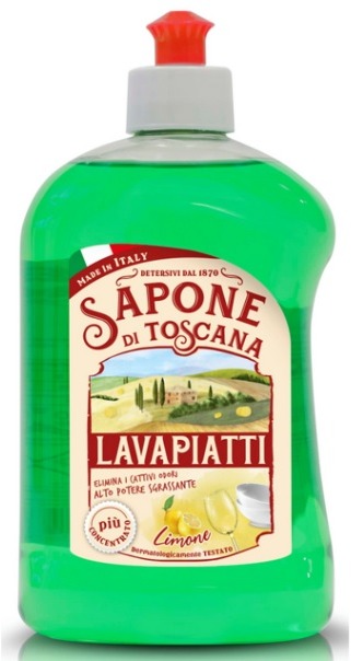 SAPONE DI TOSCANA Lavapiatti Limone Concentrato 500 ml