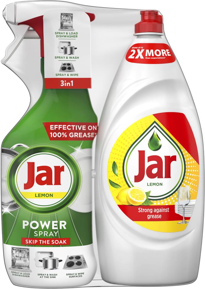JAR Power Spray 3v1 Lemon 0,5 l + JAR Lemon 0,9 l