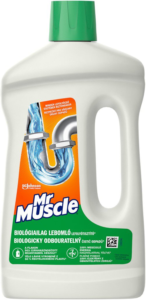MR. MUSCLE čistič odpadů - biologicky odbouratelný gel 750 ml
