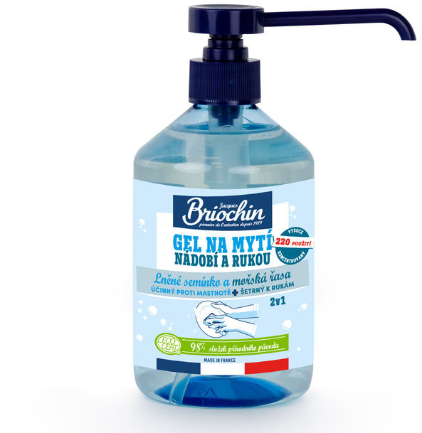 BRIOCHIN Gel na mytí nádobí i rukou 2v1 500 ml