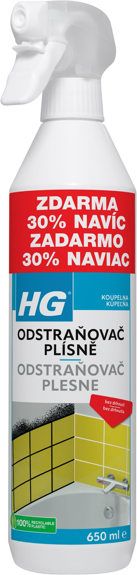 HG odstraňovač plísně 650 ml