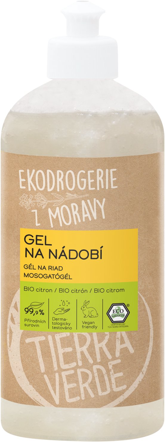 TIERRA VERDE gel na nádobí BIO citron 500 ml