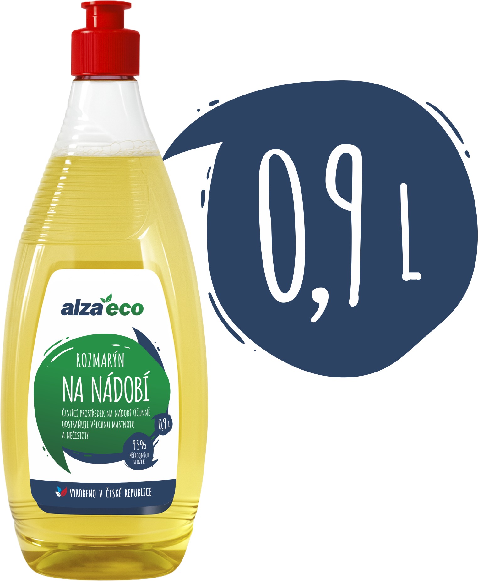 AlzaEco Rozmarýn na nádobí 900 ml