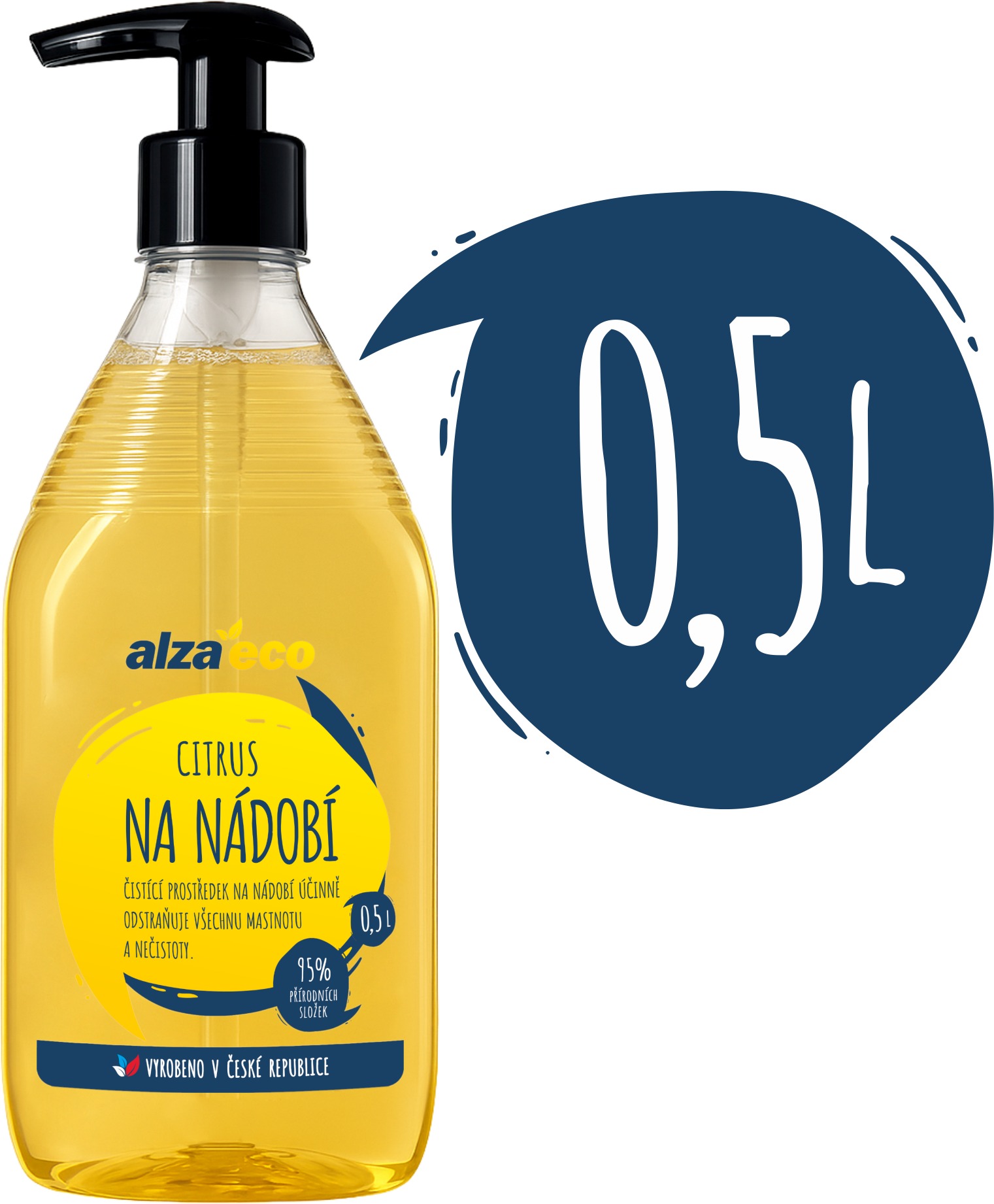 AlzaEco Citrus na nádobí 500 ml