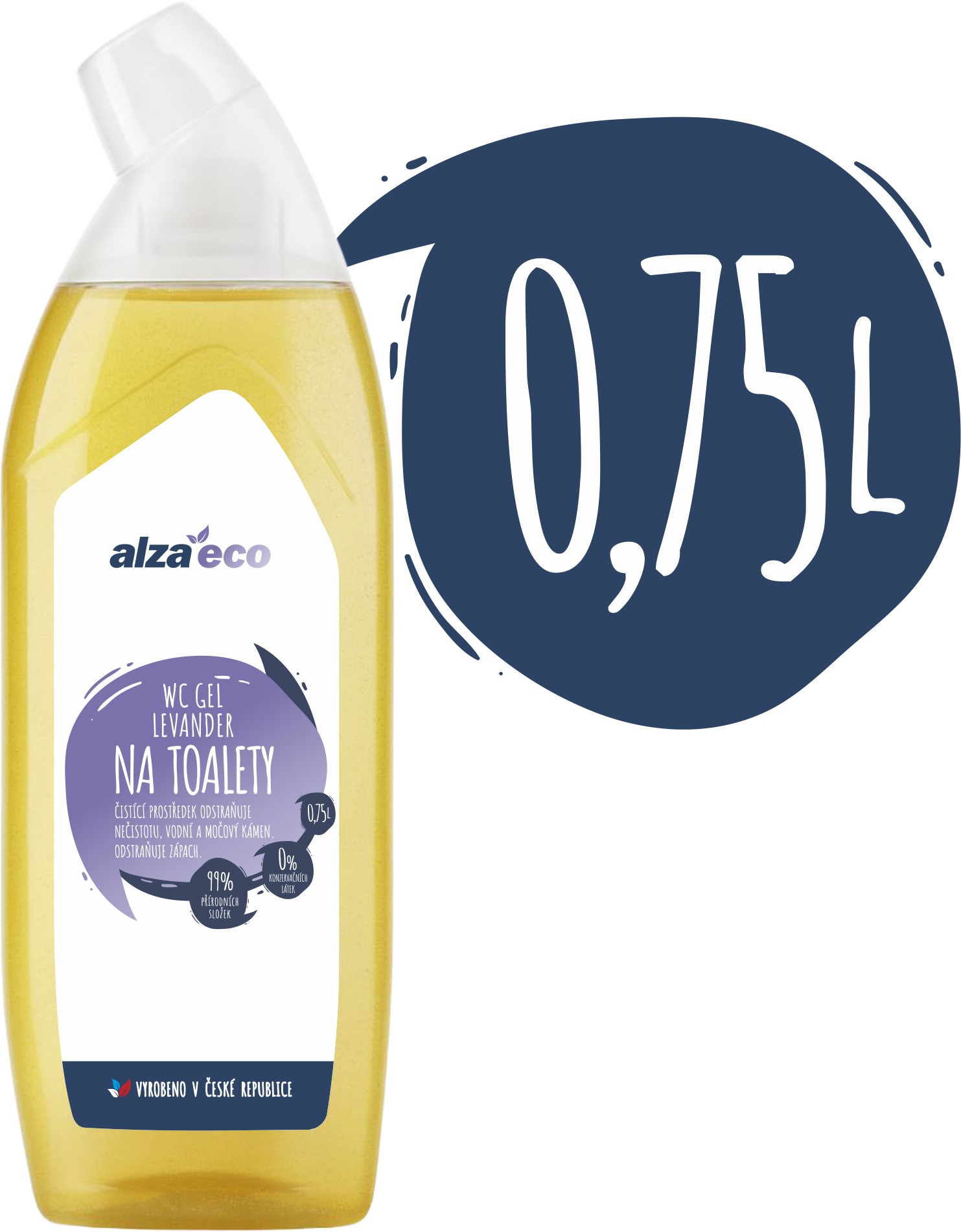 AlzaEco Levander na toalety 750 ml