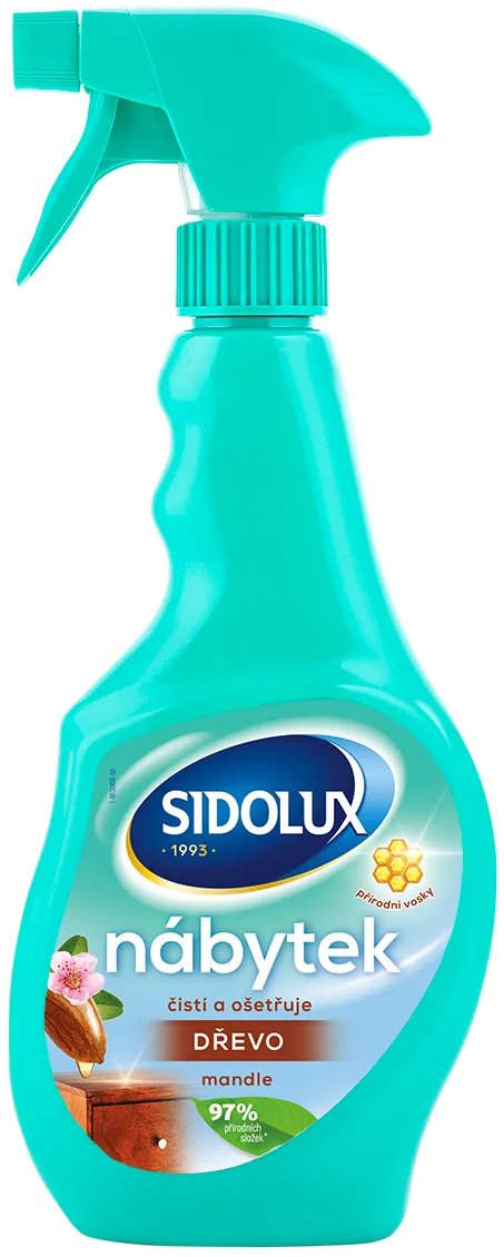 SIDOLUX Dřevo a mandle 400 ml - čisticí směs pro vaše domácnost.