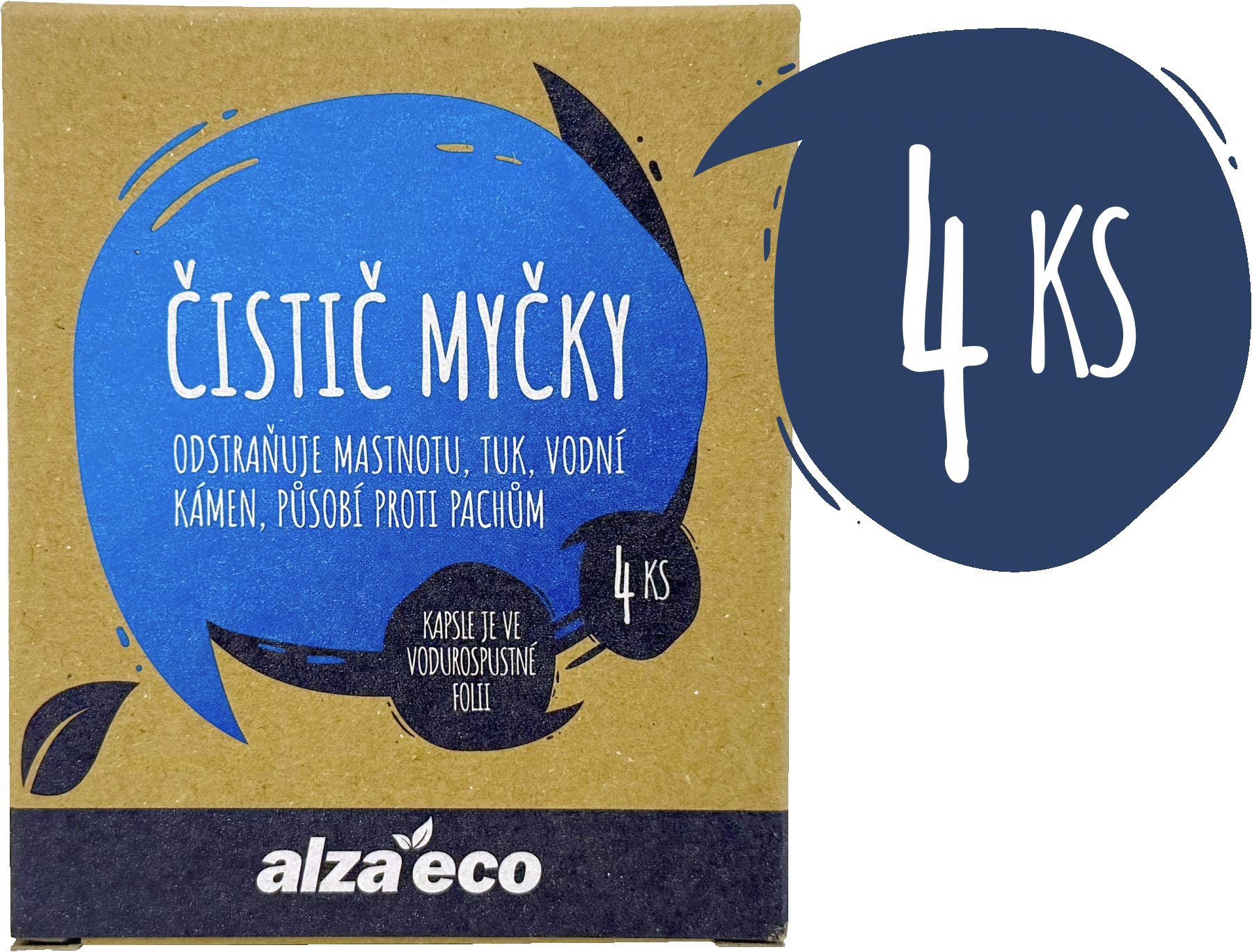 AlzaEco čistič myčky 4 ks