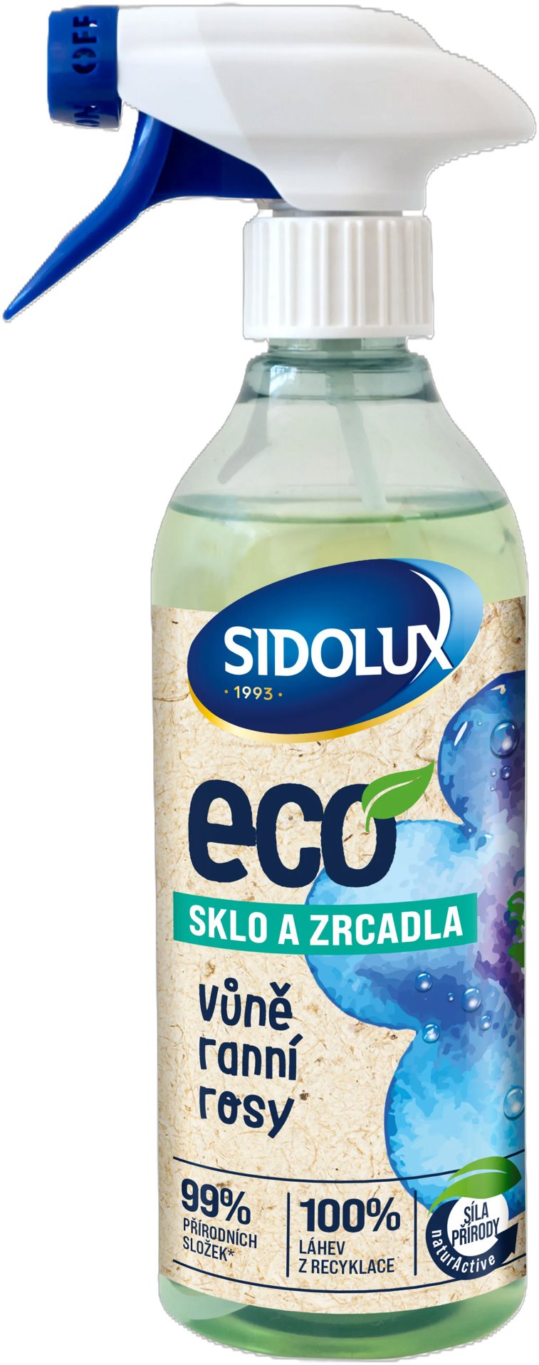 SIDOLUX Eco skla a zrcadla 500 ml