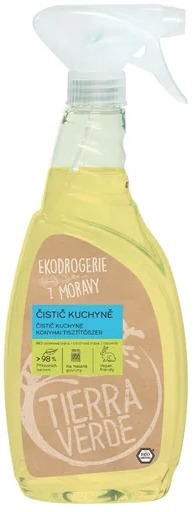 TIERRA VERDE čistič kuchyně s BIO silicí citronové trávy 750 ml
