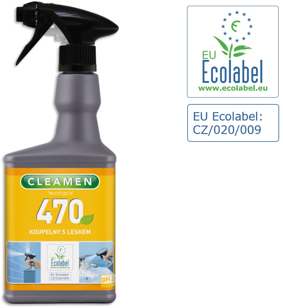 CLEAMEN 470 koupelny s leskem 550 ml
