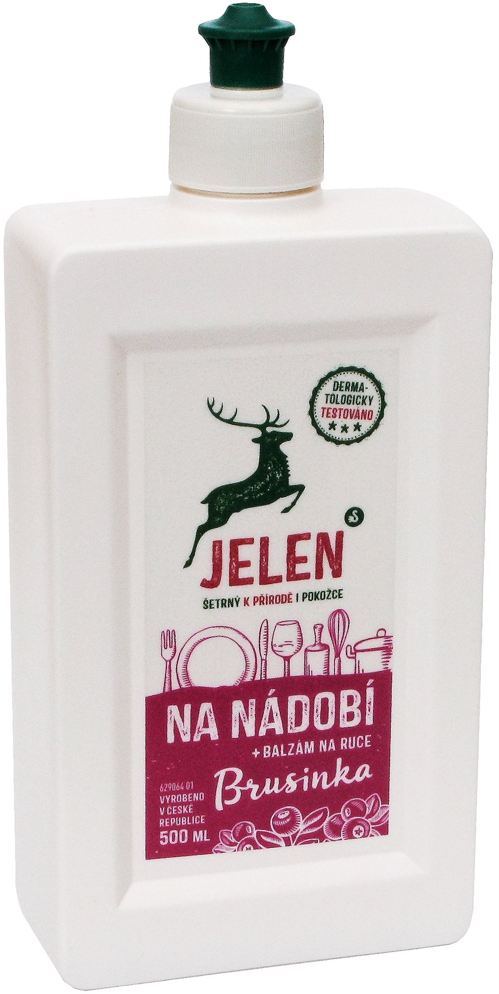 JELEN Na nádobí brusinka 500 ml
