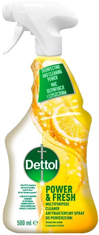 DETTOL Antibakteriálni sprej na povrchy Citron a Limeta 500 ml