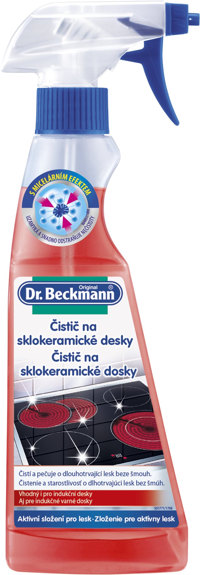 DR. BECKMANN Čistič na sklokeramické a indukční desky 250 ml