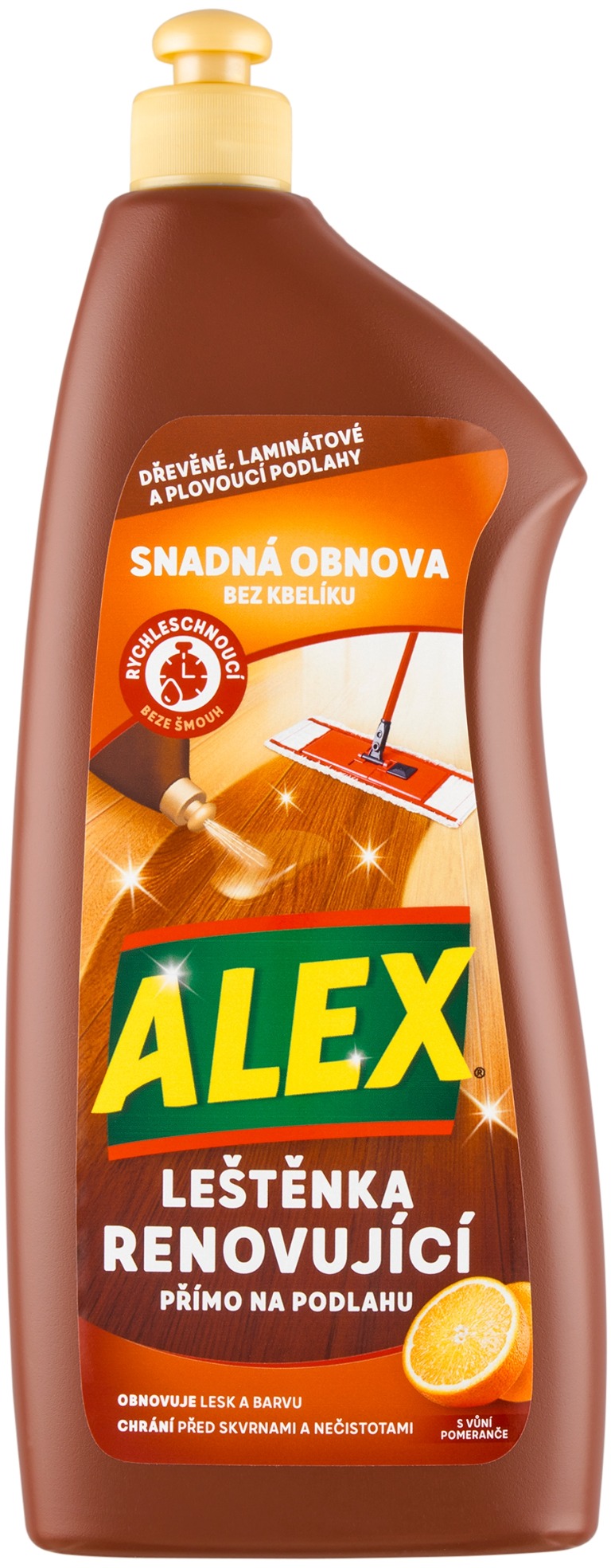 ALEX leštěnka renovující na dřevo, laminát 900 ml