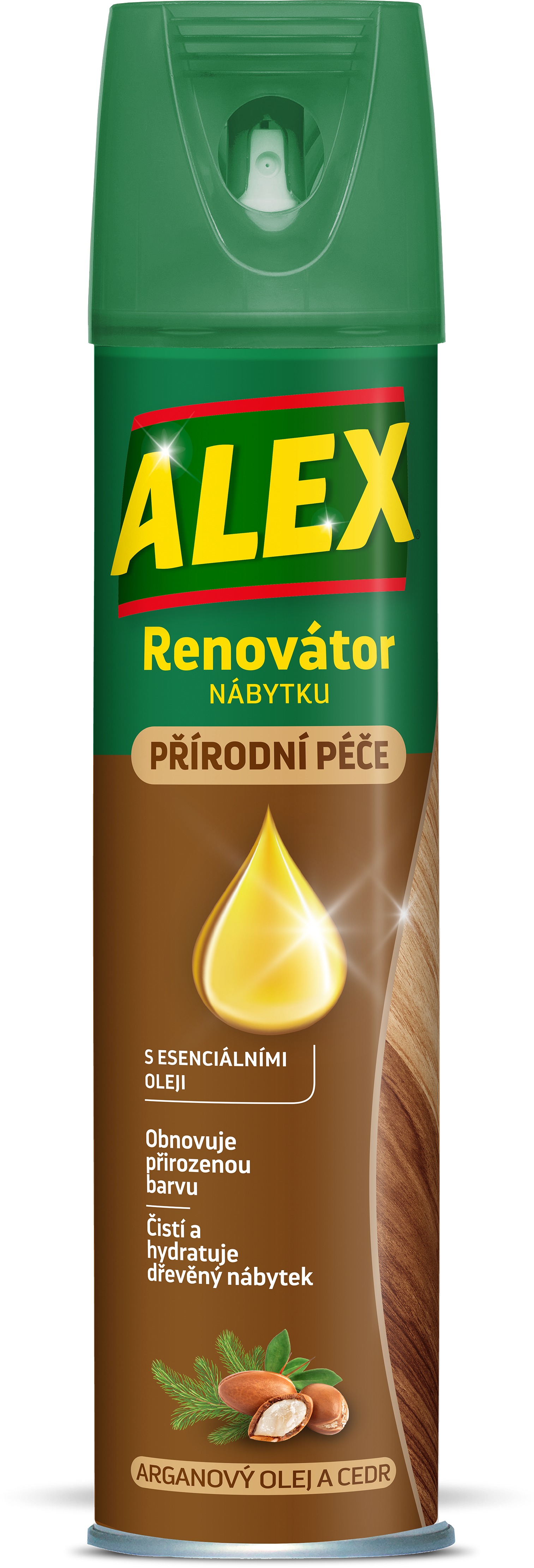 Aerosol renovátor ALEX Arganový Olej a Cedr 400 ml
