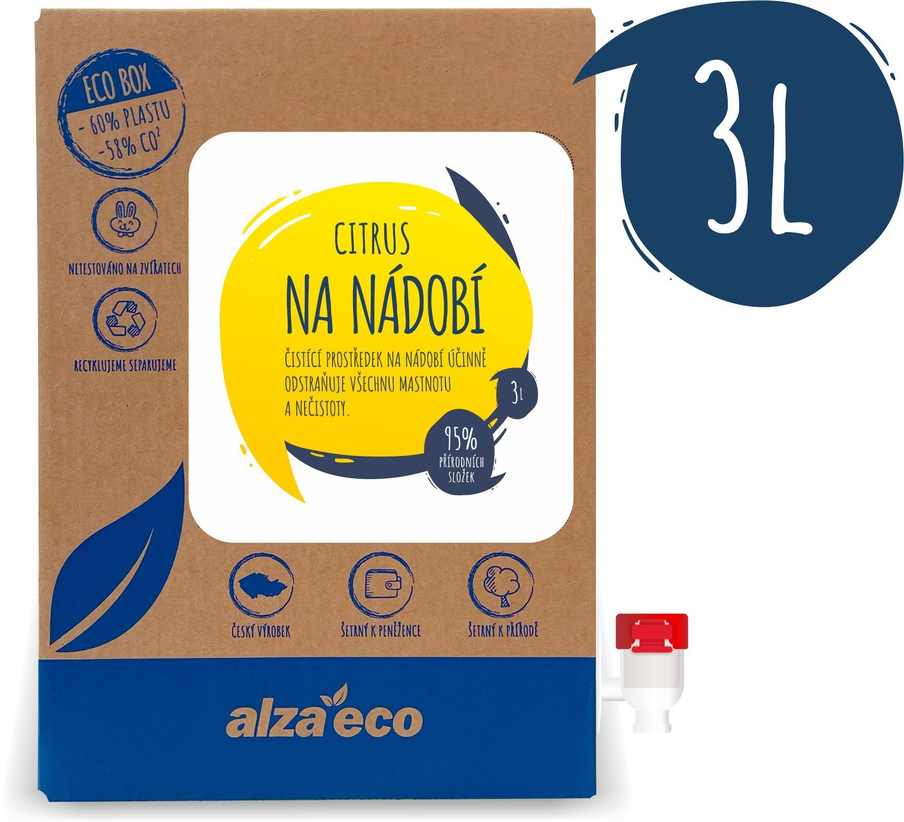 AlzaEco Citrus na nádobí 3 l