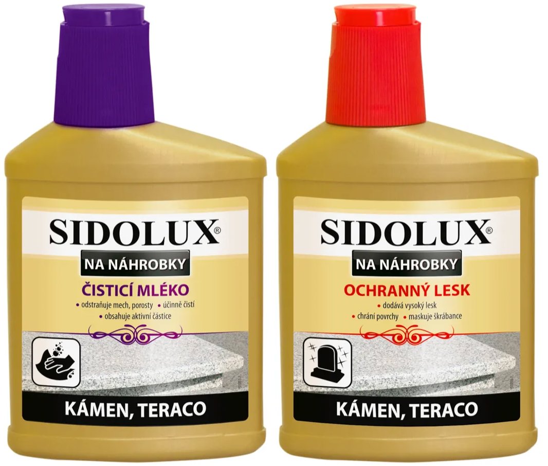 SIDOLUX Duopack na ošetření náhrobních kamenů 330 ml + 250 ml