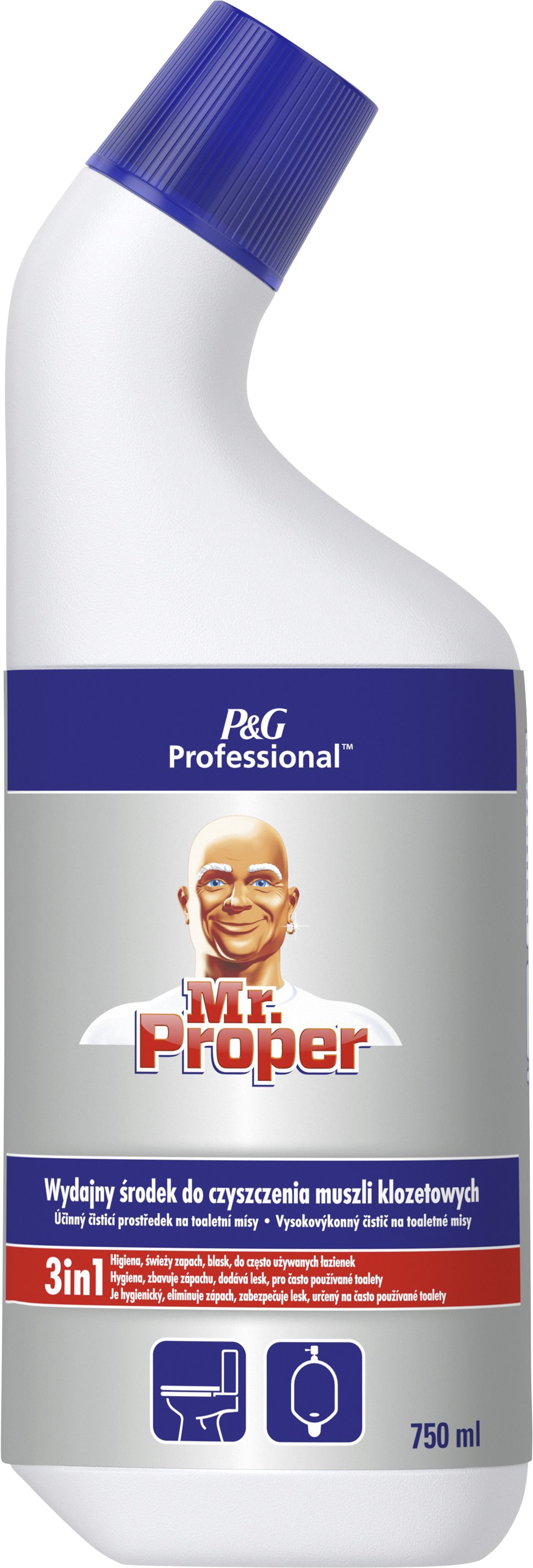 MR. PROPER Professional Heavy Duty na toalety 750 ml