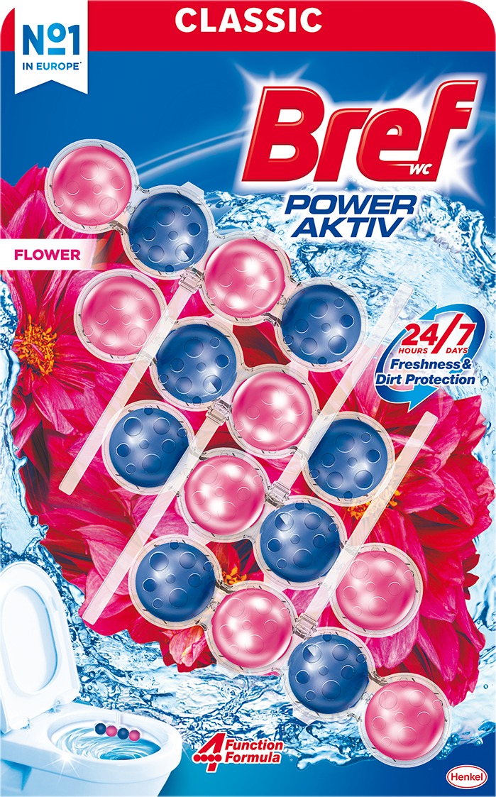 BREF Power Aktiv Flower 4× 50 g
