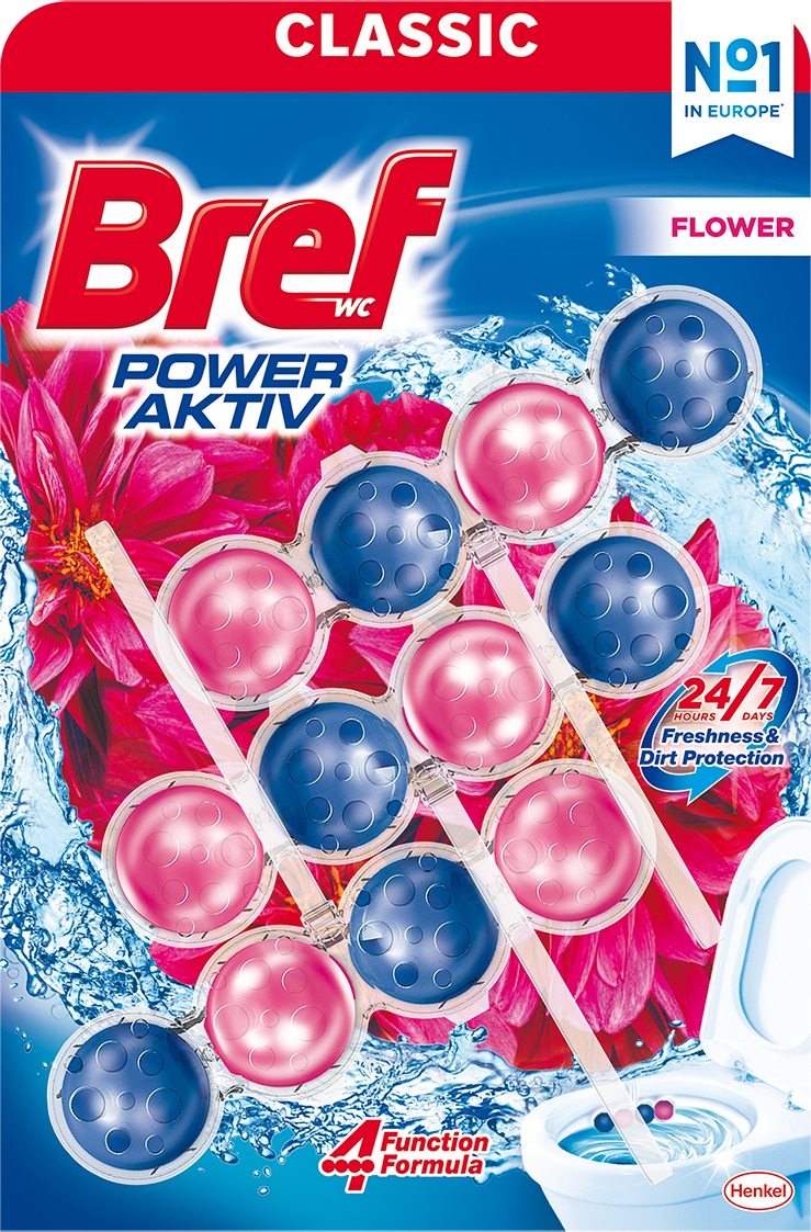 BREF Power Aktiv Fresh Flower 3× 50 g