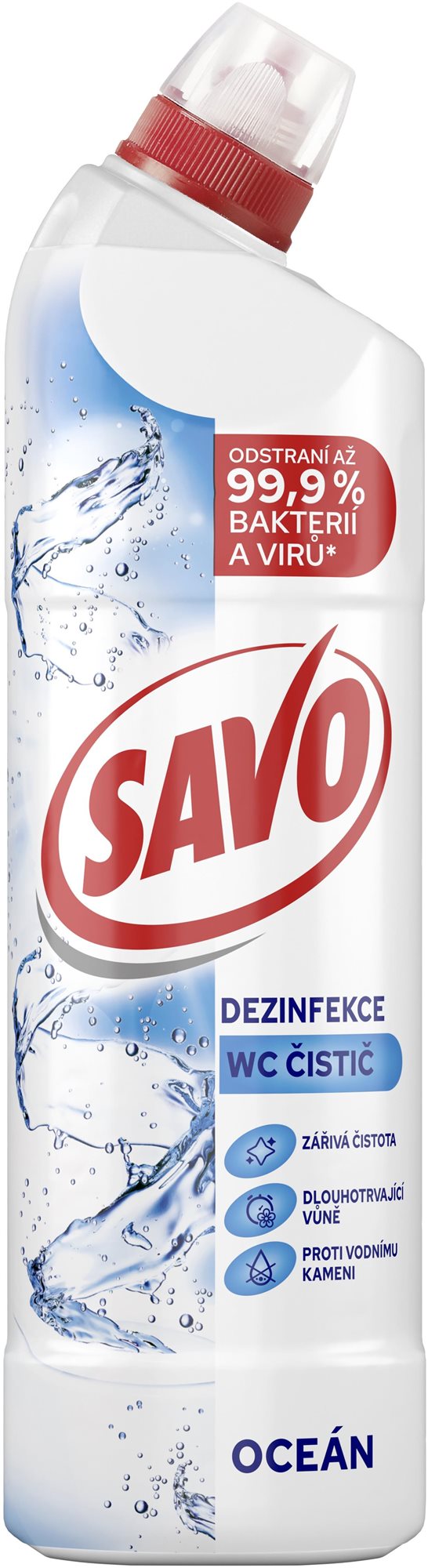 SAVO Oceán WC gel 700 ml